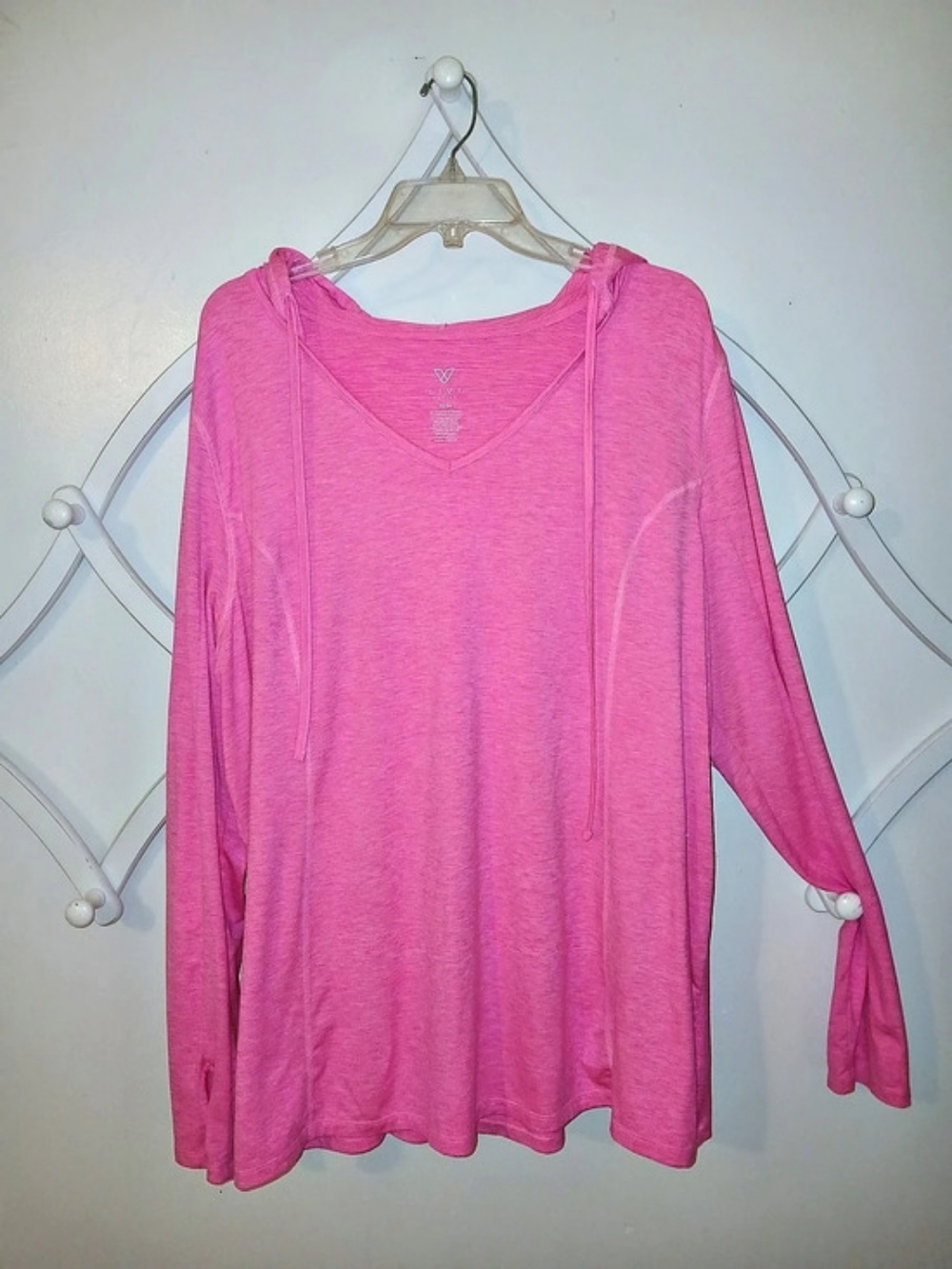 Liv Active Long Sleeve Tunic in Pink Size 22/24